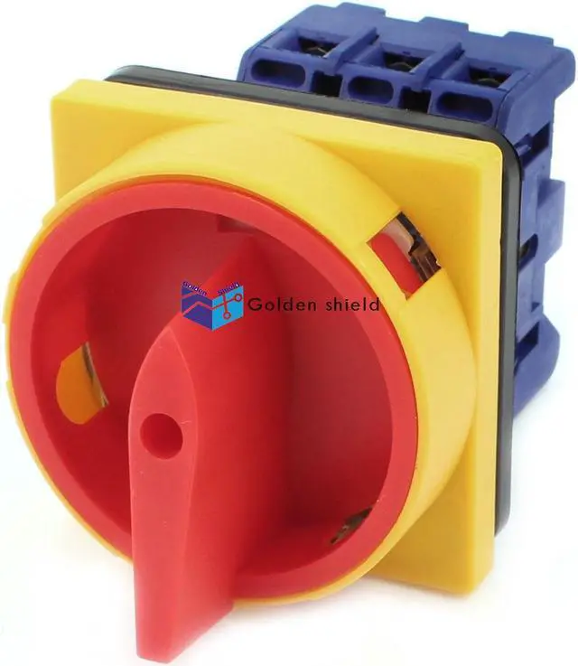 Alt view image 2 of 5 - SZD11-32 Ui 600V Ith 32A ON OFF Position 2 Phase Rotary Cam Changeover SwitchKd