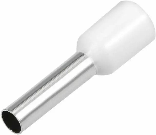 Main image of VE4012Insulated Cord Pin End Wire Connector Crimp Terminal AWG12 White 100PcsKD