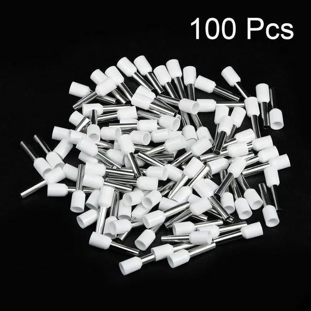 Alt view image 3 of 3 - VE4012Insulated Cord Pin End Wire Connector Crimp Terminal AWG12 White 100PcsKD