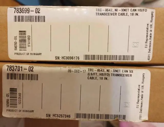 Alt view image 2 of 3 - National INSTRUMENTS NI TRC-8542 783699-02 TRANSCEIVER CABLE,18 IN - NEW