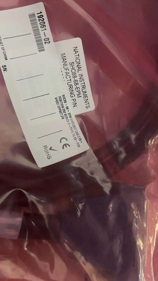 Alt view image 2 of 3 - National Instruments SHC68-68-EPM Shielded Cable 192061-02 68 Pin 2m NI DAQ