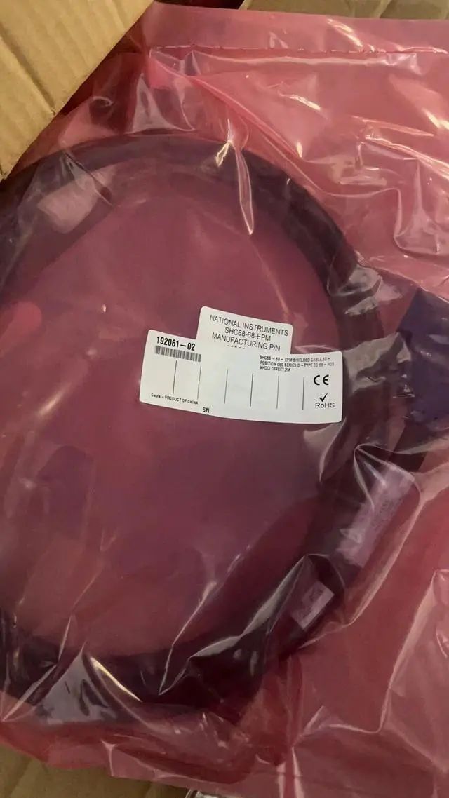 Main image of National Instruments SHC68-68-EPM Shielded Cable 192061-02 68 Pin 2m NI DAQ