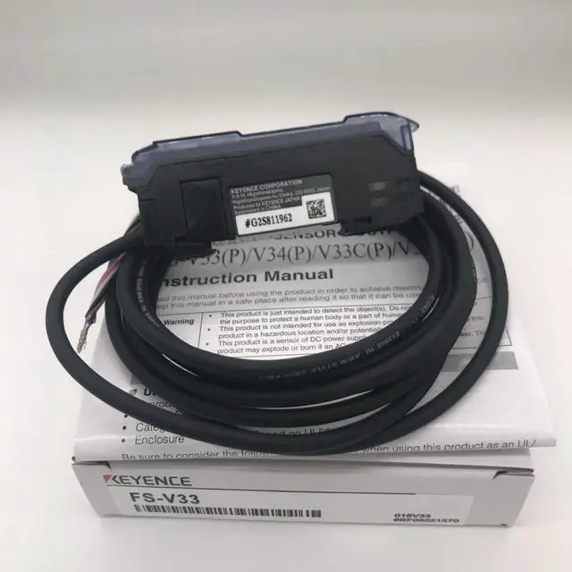 Alt view image 4 of 4 - KEYENCE FS-V33 Digital Display Fiber Amplifier NewKD