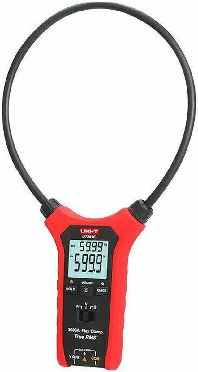 Alt view image 4 of 4 - UNI-T UT281E Handheld Smart AC 3000A Digital Flexible Clamp Meter Multimeter Kd