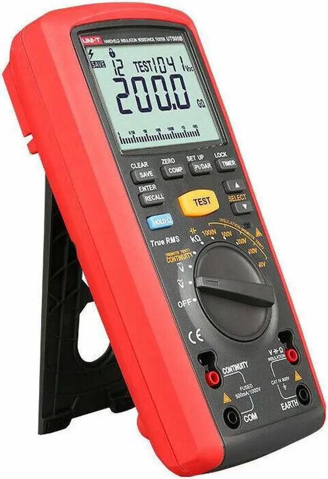 Alt view image 3 of 4 - UNI-T UT505B Handheld Digital Insulation Resistance Tester AC/DC Voltage Meas