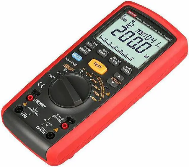 Alt view image 4 of 4 - UNI-T UT505B Handheld Digital Insulation Resistance Tester AC/DC Voltage Meas