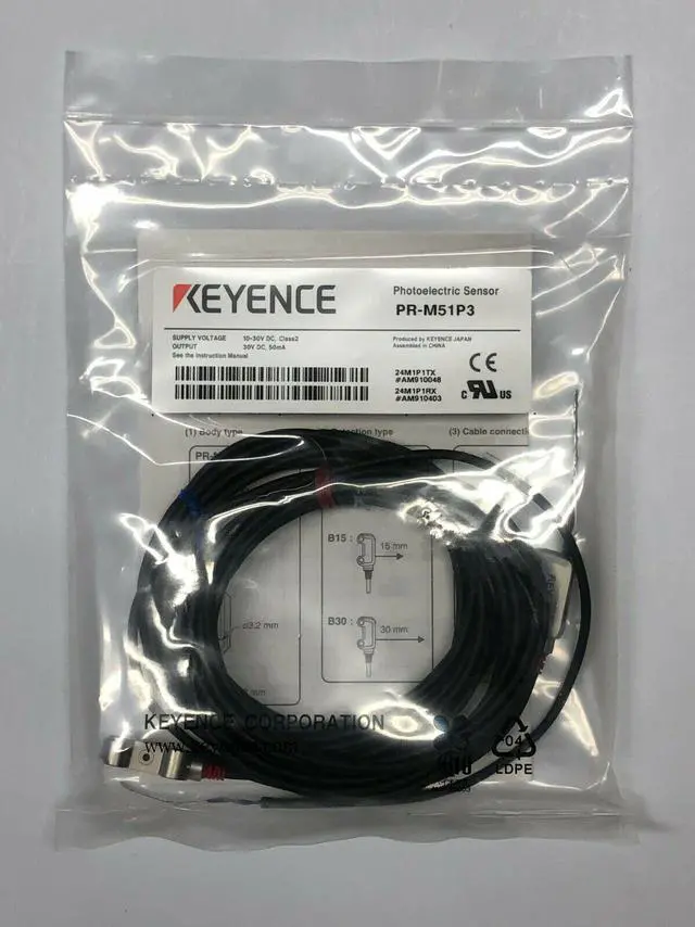 Main image of KEYENCE PR-M51P3 Photoelectric Switch Sensor New