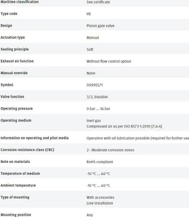 Alt view image 2 of 4 - FESTO HE-D-MIDI 170682 Shut Off Valve NewKd