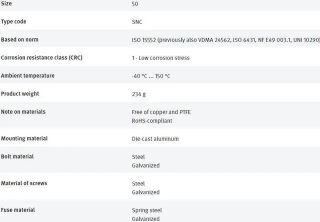Alt view image 5 of 5 - FESTO SNC-50 174385 Clevis Flange NewKd
