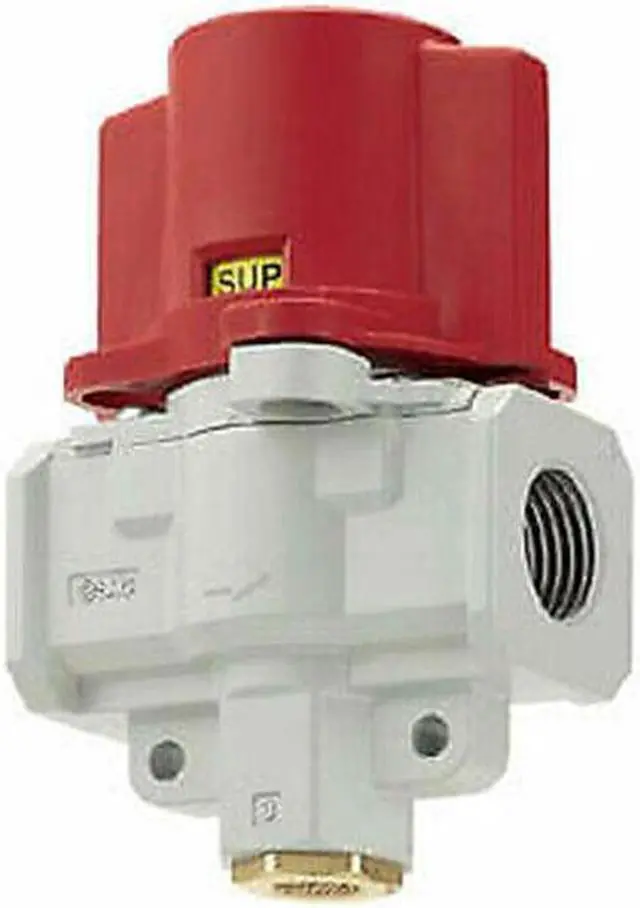 Alt view image 4 of 5 - 1 PCS SMC VHS20-F02A Pressure Relief 3 Port Valve Single Action KD