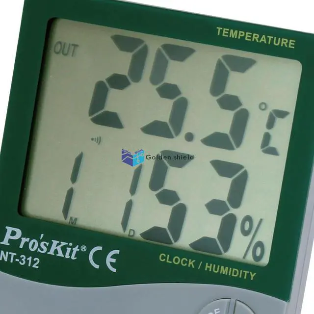 Alt view image 2 of 4 - Pro'sKit NT-312 Indoor Or Outdoor Digital Temperature Humidity MeterKd