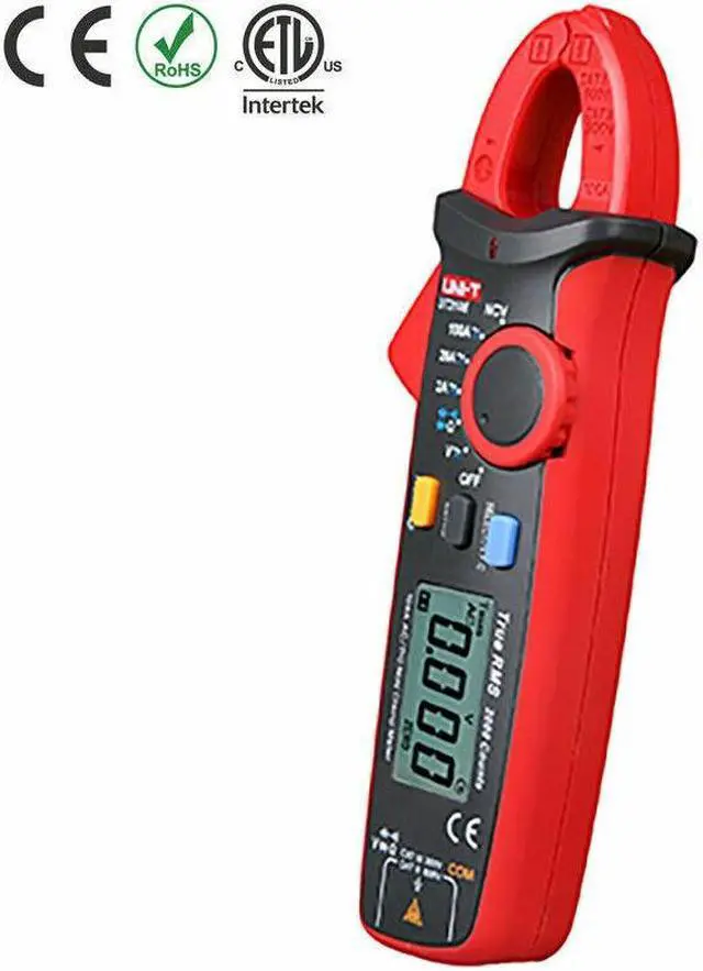 Alt view image 4 of 5 - UNI-T UT210E Clamp Meter Digital Multimeter Handheld RMS AC/DC Mini Resistan Kd