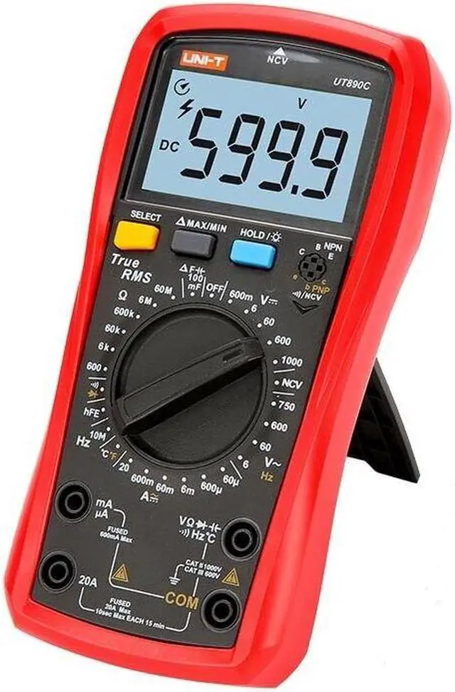 Alt view image 4 of 5 - UNI-T UT890C/890D+ Digital True RMS Handheld Multimeter AC/DC Frequency TesteKd