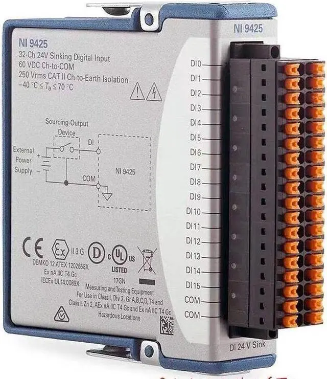 Main image of NEW NI 9425 1PCS National Instruments V SInking Digital Input Module 785044-01