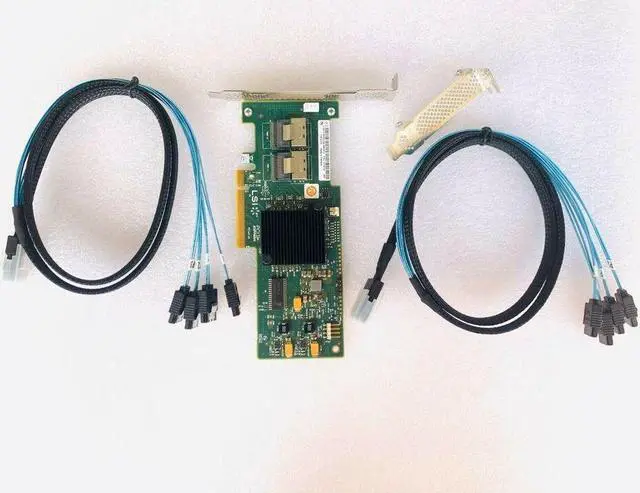 Alt view image 3 of 4 - LSI 6Gbps SAS HBA 9200-8I IT Mode ZFS FreeNAS unRAID + 2*SFF-8087 SATA