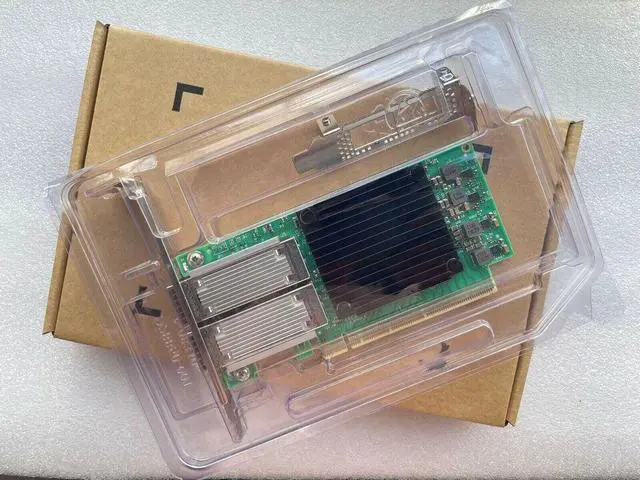 Alt view image 4 of 5 - Mellanox MCX516A-CDAT ConnectX-5 100GbE CX516A Dual Port QSFP28 Network Adapter