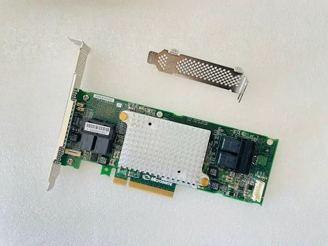 Alt view image 2 of 3 - Adaptec ASR-81605ZQ 12G SAS 16-Port 1GB Cache PCIe x8 RAID Controller