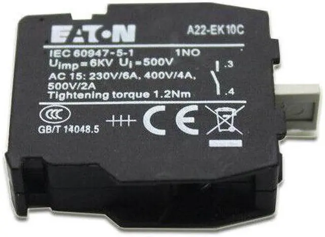 Main image of 1 PCS EATON A22- EK10C Moeller Switch Contact Block KD