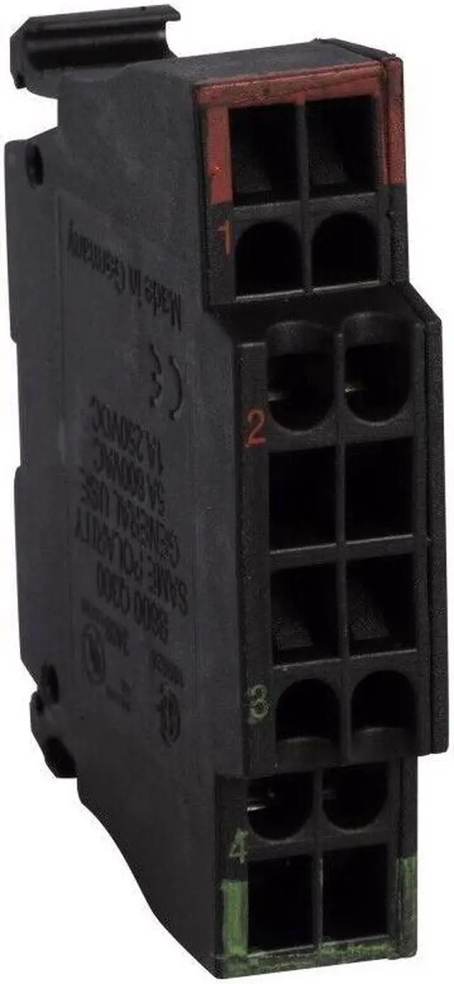 Alt view image 4 of 4 - 1PCS EATON M22-CK20 Contact Block 2NO Spring-cage Black KD