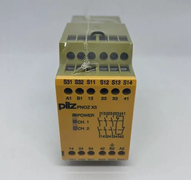 Alt view image 2 of 5 - New Pilz PNOZ X3 774318 230VAC 24VDC 3N/O 1N/C 1SO Safety Relay