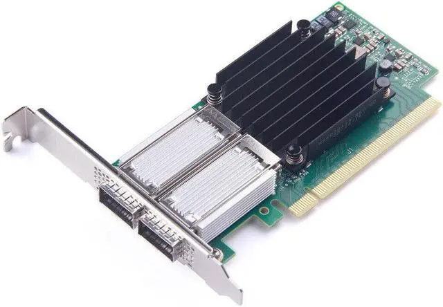 Alt view image 5 of 5 - Mellanox MCX456A-ECAT Dual-Port ConnectX-4 VPI 100GbE QSFP28 PCIe NIC MCX456A
