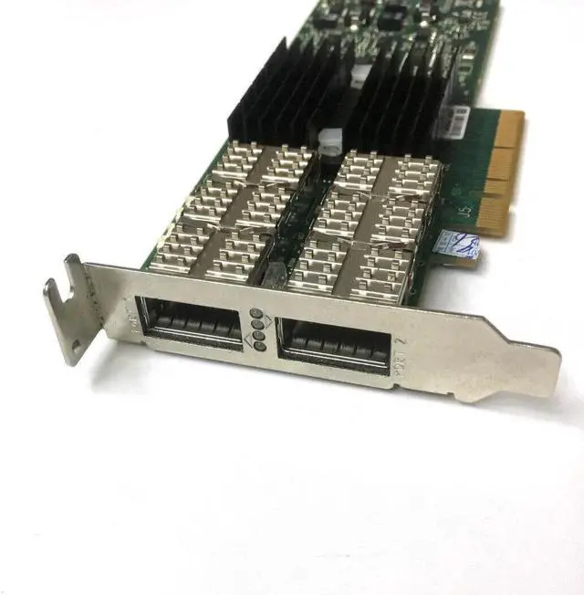 Alt view image 4 of 4 - Mellanox MHRH2A-XSR Dual Port INFINBAND 10Gb Dual Port PCI-E Server Adapter