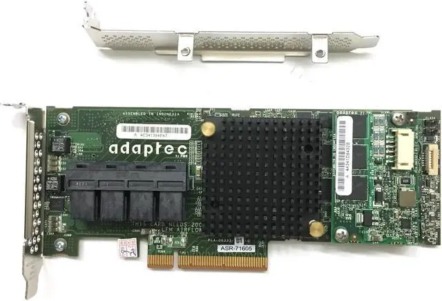 Alt view image 3 of 5 - Adaptec ASR-71605 2274400-R 16-Port 6Gb/s 1GB SAS SATA PCIe RAID Controller