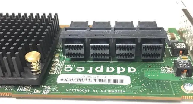 Alt view image 5 of 5 - Adaptec ASR-71605 2274400-R 16-Port 6Gb/s 1GB SAS SATA PCIe RAID Controller