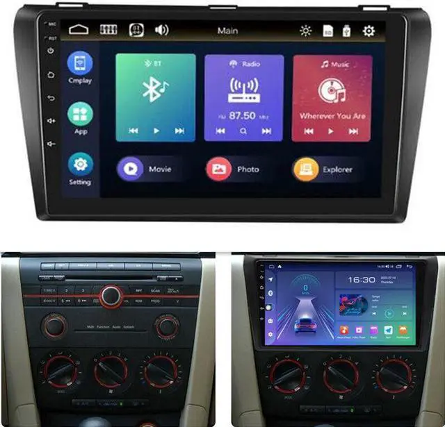 Main image of For Mazda 3 2004-2009 9inch WIFI Android Radio GPS Navigation Multimedia Player