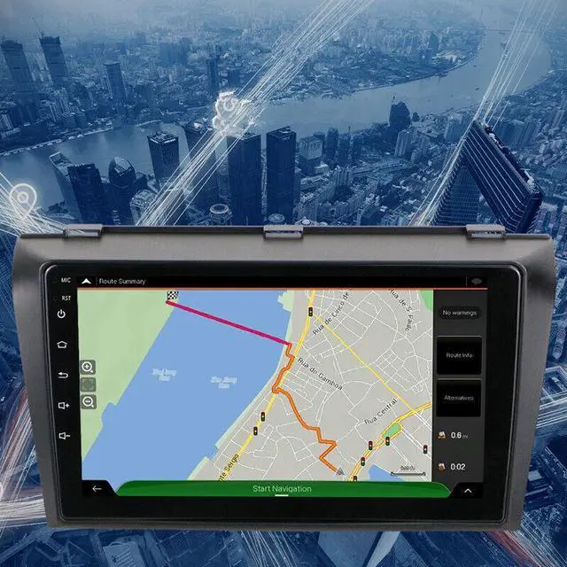 Alt view image 7 of 7 - For Mazda 3 2004-2009 9inch WIFI Android Radio GPS Navigation Multimedia Player