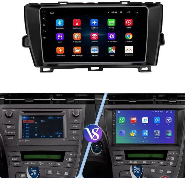 Main image of Car 9inch Android Radio Multimedia Video Player GPS Navi FM Stereo Prius 09-14