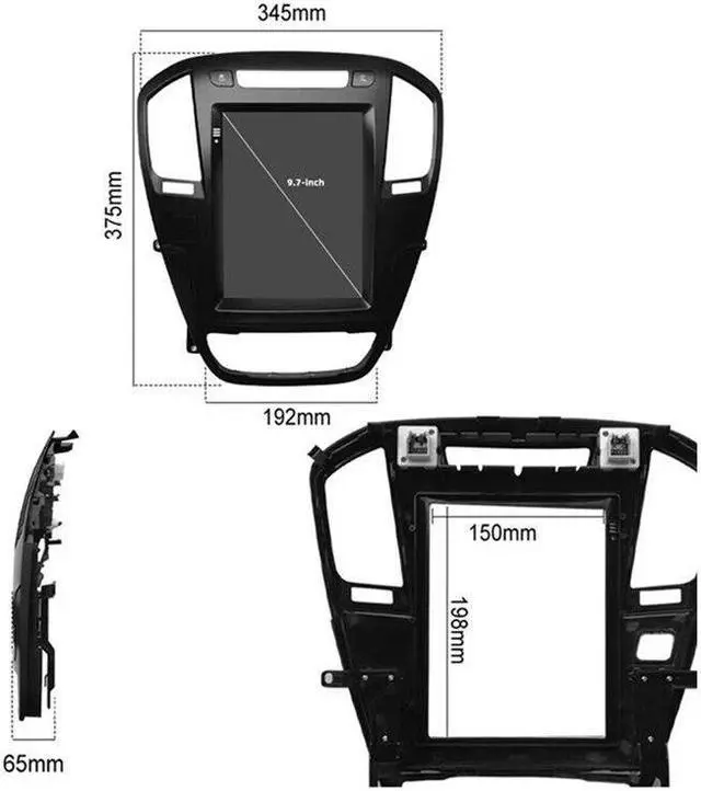 Alt view image 3 of 7 - Car Android Radio Android Multimedia GPS Navi For Opel Vauxhall Insignia Holden