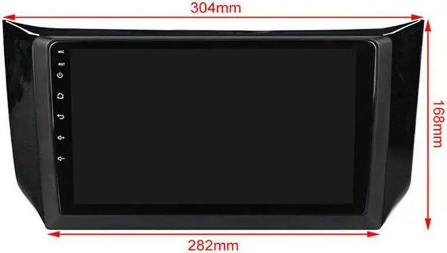 Alt view image 3 of 6 - Multimedia 10.1inch Stereo Radio BT Android GPS Navi for 13-18 Slyphy B17 Sentra