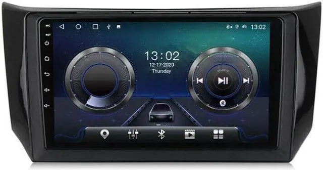 Alt view image 4 of 6 - Multimedia 10.1inch Stereo Radio BT Android GPS Navi for 13-18 Slyphy B17 Sentra