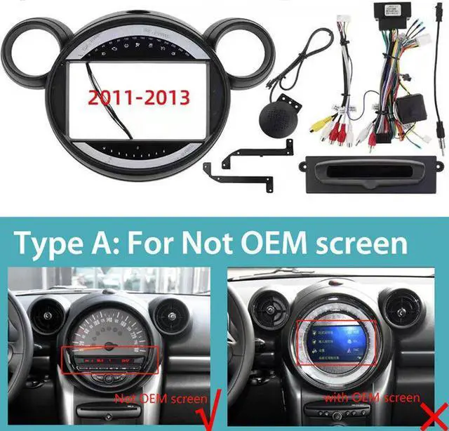 Alt view image 7 of 7 - Android Auto Car Radio for Mini Cooper R56 R60 Carplay GPS Navigation HeadUnit