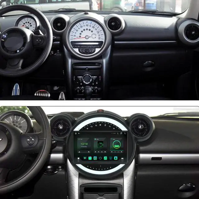 Alt view image 2 of 7 - Android Auto Car Radio for Mini Cooper R56 R60 Carplay GPS Navigation HeadUnit