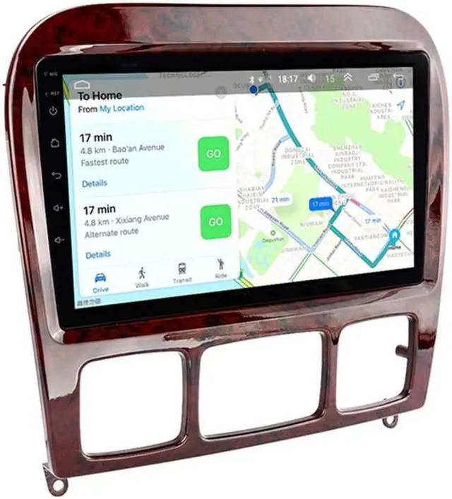 Alt view image 2 of 7 - Car Radio Multimedia Android GPS navigation For 1998-2005 Mercedes Benz S Class