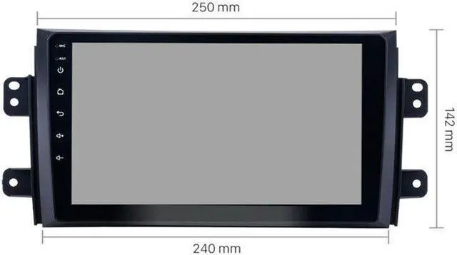 Alt view image 3 of 7 - 9inCar Navigation GPS Android Radio Multimedia Video Player For Suzuki SX4 06-13