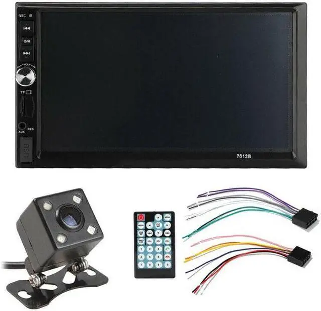 Alt view image 2 of 7 - 7in Screen Bluetooth Car Radio Stereo MP3 MP5 Audio Video Player Rearview Camera