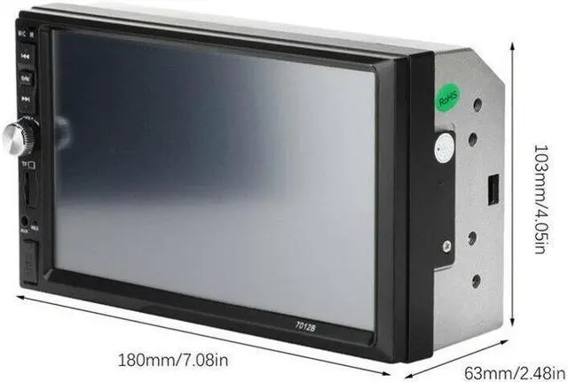 Alt view image 3 of 7 - 7in Screen Bluetooth Car Radio Stereo MP3 MP5 Audio Video Player Rearview Camera