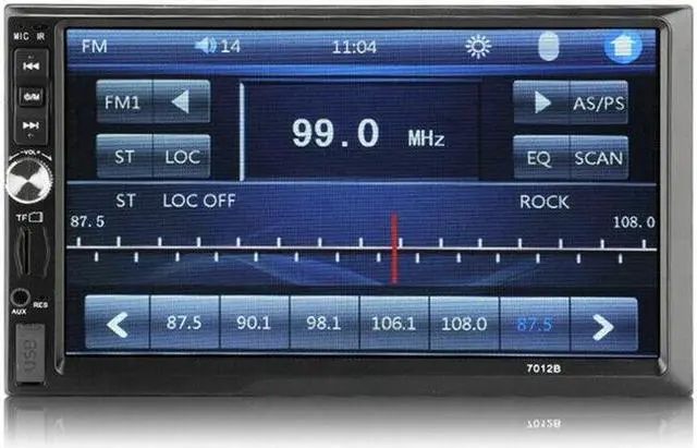 Alt view image 6 of 7 - 7in Screen Bluetooth Car Radio Stereo MP3 MP5 Audio Video Player Rearview Camera