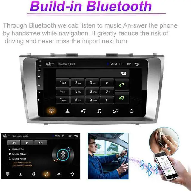 Alt view image 6 of 7 - Android Car Radio Multimedia Video Player Navigation Bluetooth For Camry 07-11