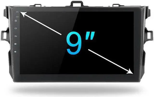 Alt view image 3 of 7 - 9"Android Car Stereo Radio for Corolla E140/150 06-12 Multimedia Player GPS Navi