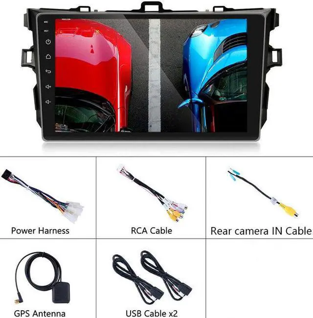 Alt view image 2 of 7 - 9"Android Car Stereo Radio for Corolla E140/150 06-12 Multimedia Player GPS Navi