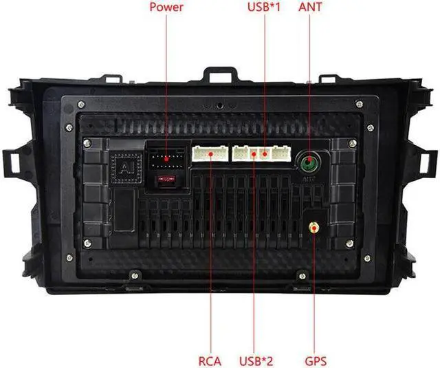 Alt view image 5 of 7 - 9"Android Car Stereo Radio for Corolla E140/150 06-12 Multimedia Player GPS Navi