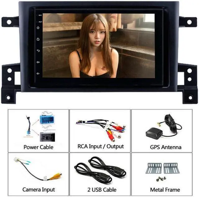 Alt view image 2 of 7 - 7" Android Car Multimedia Radio Audio GPS Navigation For Grand Vitara 2005-2015