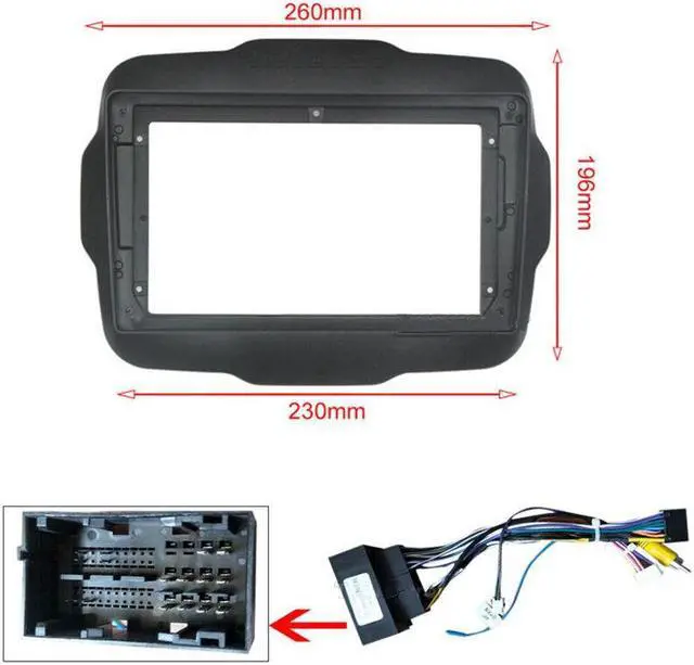 Alt view image 6 of 7 - Car FM Radio Bluetoot Android For Renegade 16-17 Video Multimedia Play GPS Navi
