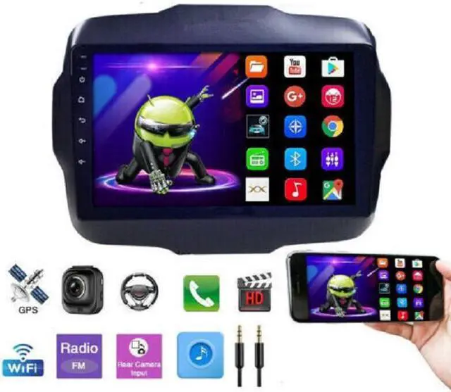 Main image of Car FM Radio Bluetoot Android For Renegade 16-17 Video Multimedia Play GPS Navi