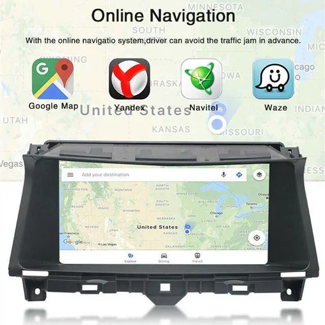 Alt view image 4 of 7 - Android Radio Car Multimedia For Accord 8 08-2012 Radio GPS Navigation Head Unit