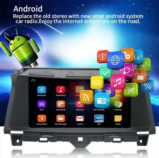 Alt view image 6 of 7 - Android Radio Car Multimedia For Accord 8 08-2012 Radio GPS Navigation Head Unit